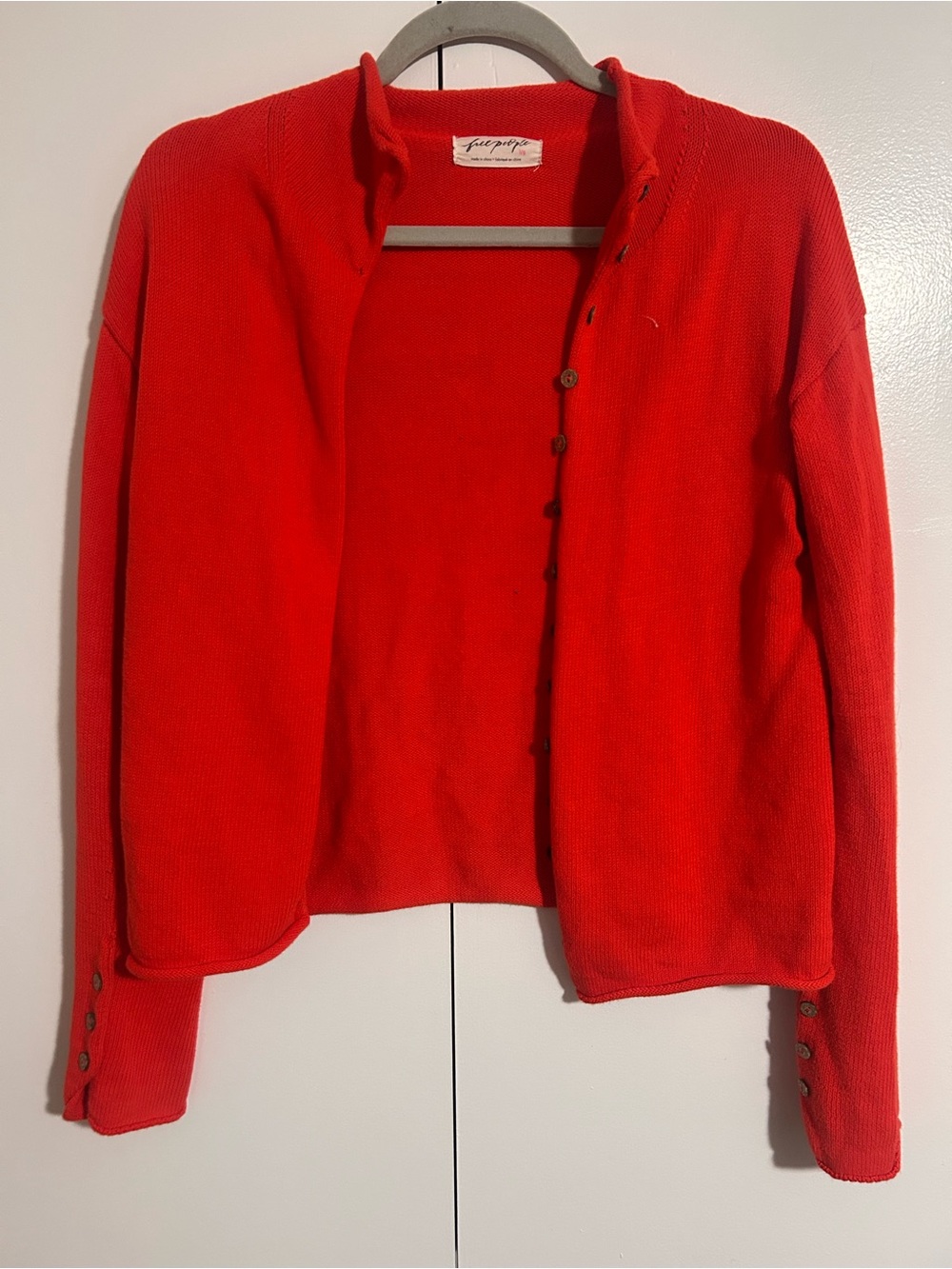 Free People Button-Detail Women's Cardigan